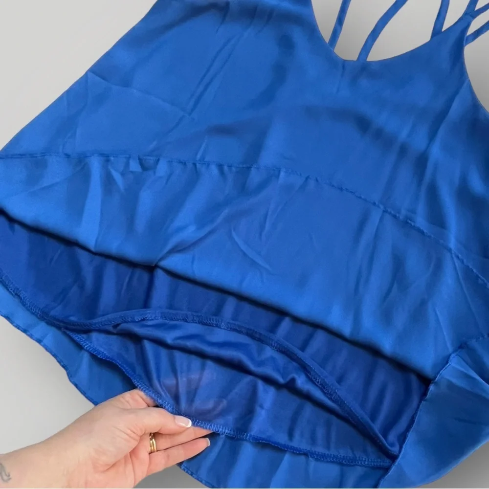 Lot/2 Camisoles Tops Blue & Green - Picture 11 of 15